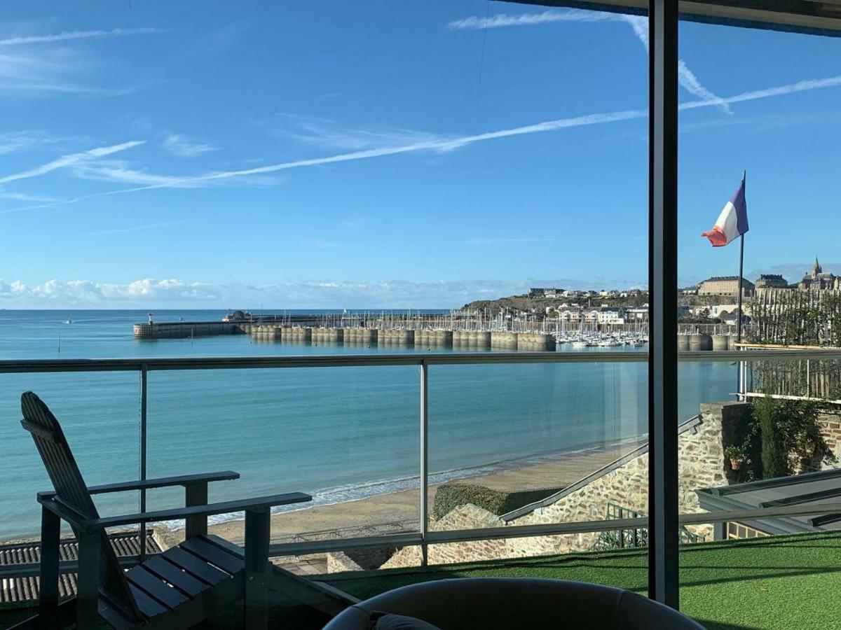 Un Balcon Sur La Mer, Acces Direct A La Plage Granville Exteriör bild