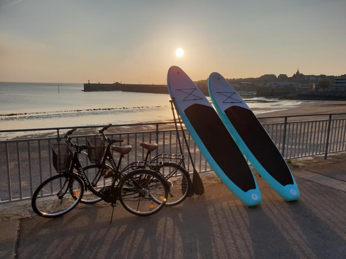 Un Balcon Sur La Mer, Acces Direct A La Plage Granville Exteriör bild