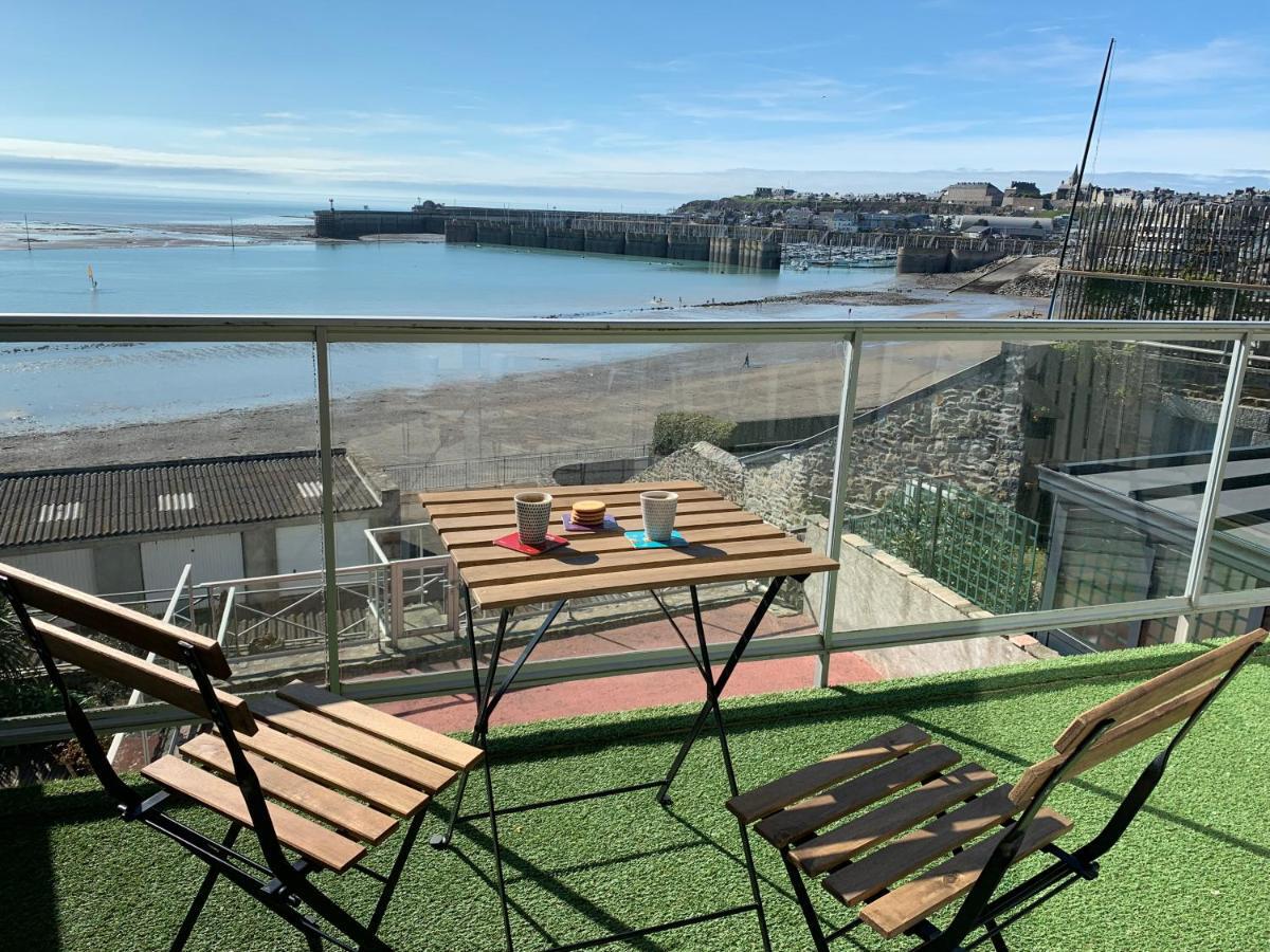 Un Balcon Sur La Mer, Acces Direct A La Plage Granville Exteriör bild