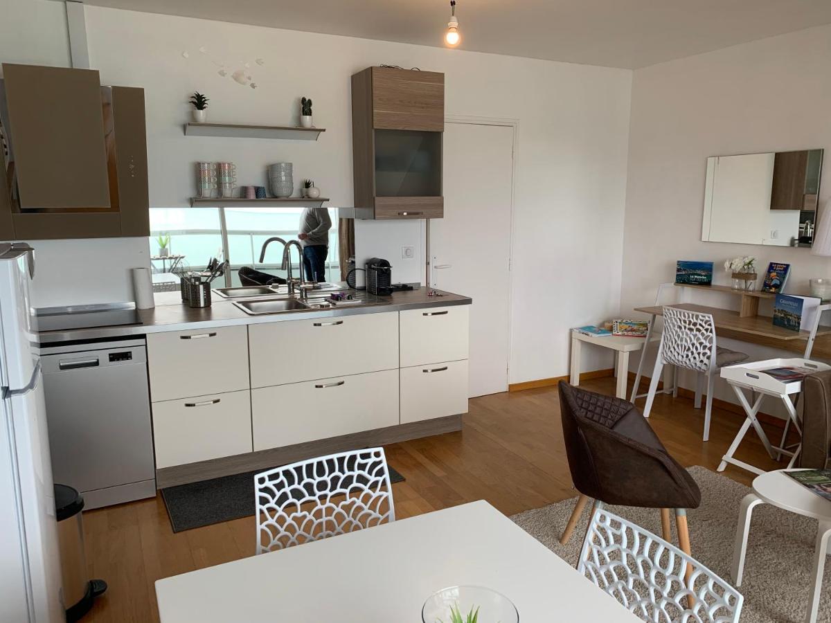 Un Balcon Sur La Mer, Acces Direct A La Plage Granville Exteriör bild